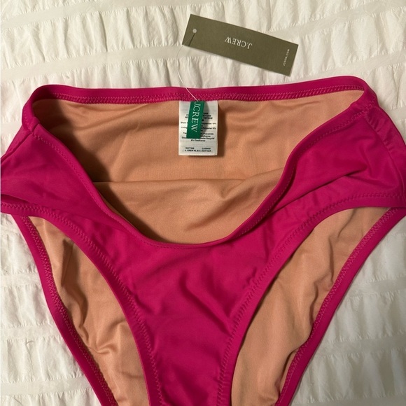 NEW - High-Waisted Pink Bikini Bottom - Picture 9 of 10